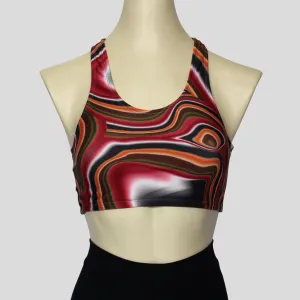Rusty Swirl Crop Top