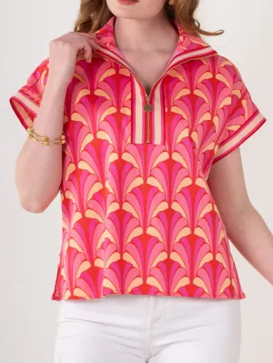 Scallop Poppy Pullover