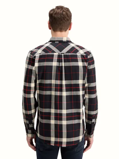 Scotch & Soda Herringbone Check Shirt