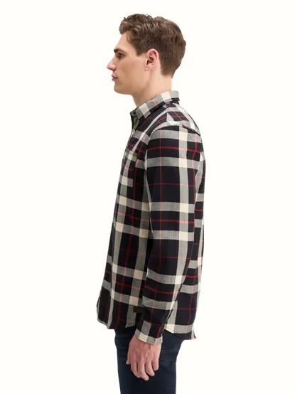 Scotch & Soda Herringbone Check Shirt