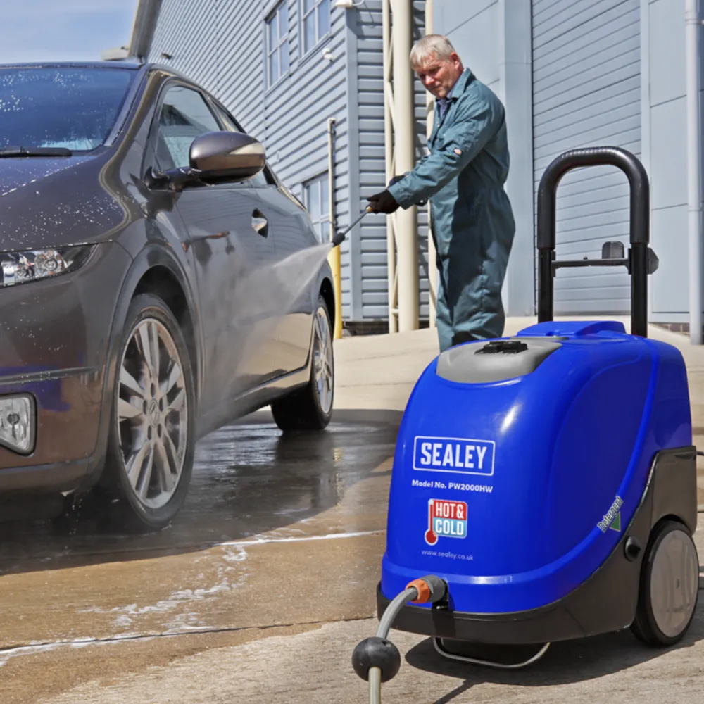 Sealey 135bar Hot/Cold Water Pressure Washer 2300W - B