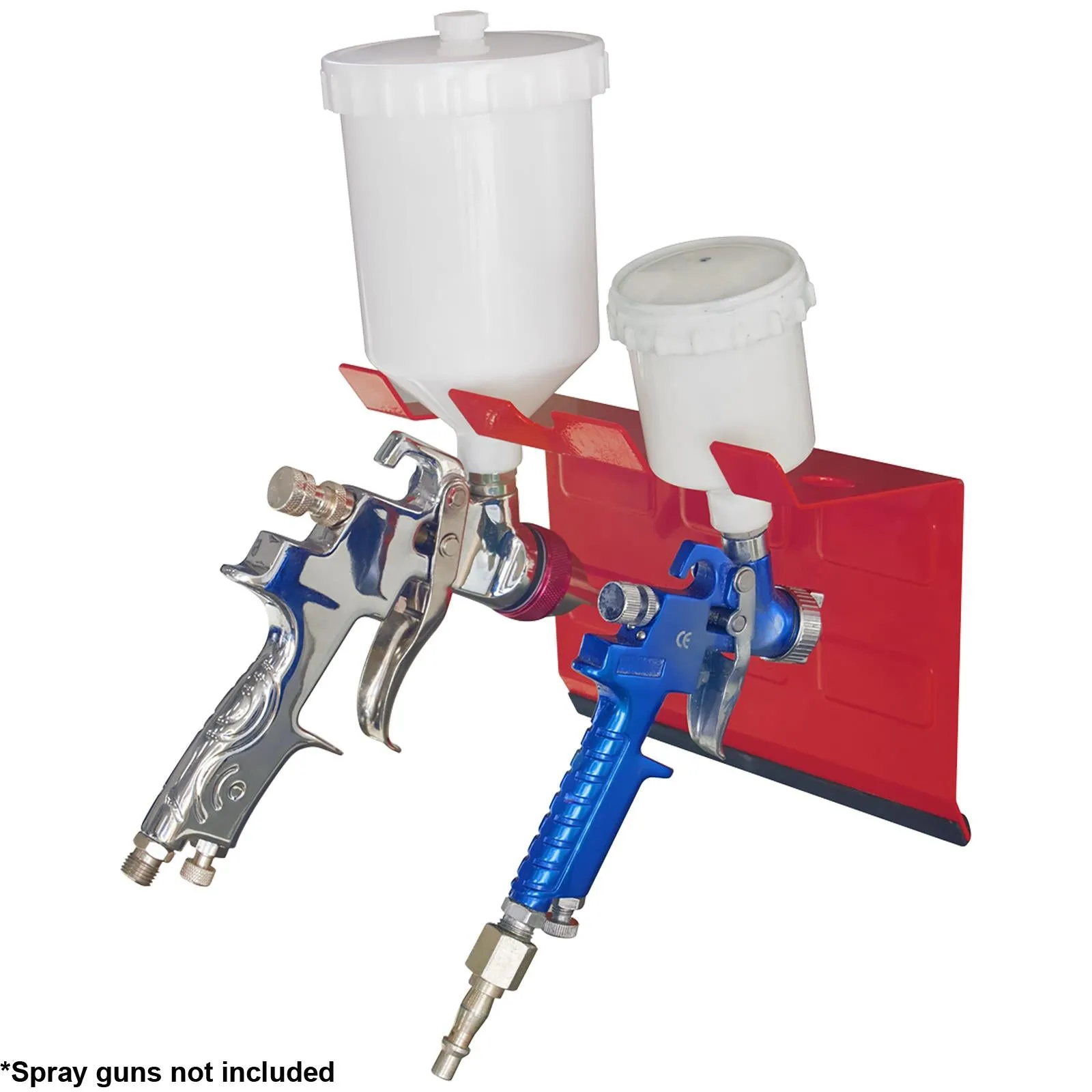 Sealey Magnetic Spray Gun Holder 2 Gun Heavy Duty Bracket