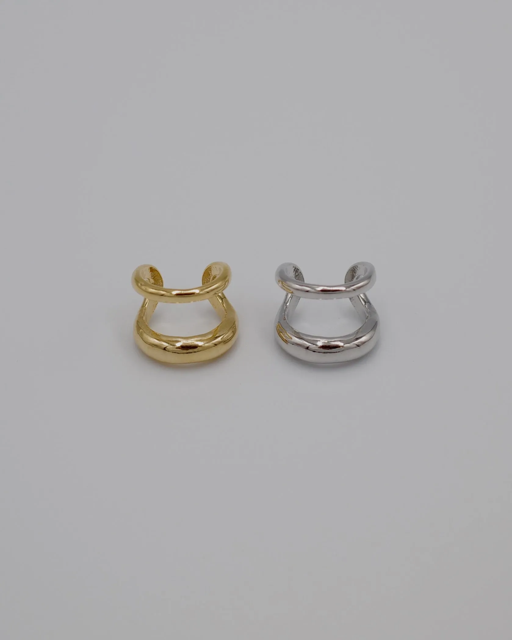 simple double line ear cuff