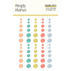Simple Stories - Boho Sunshine - Enamel Dots