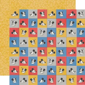 Simple Stories - Say Cheese Classic Mouse - 12x12 Single Sheet - Oh, Gosh!