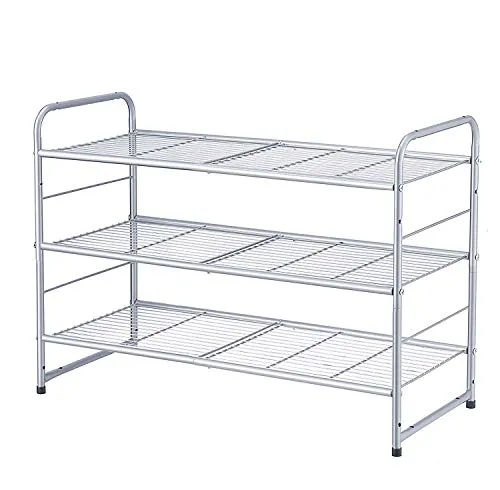 Simple Trending 3-Tier Expandable Shoe Rack
