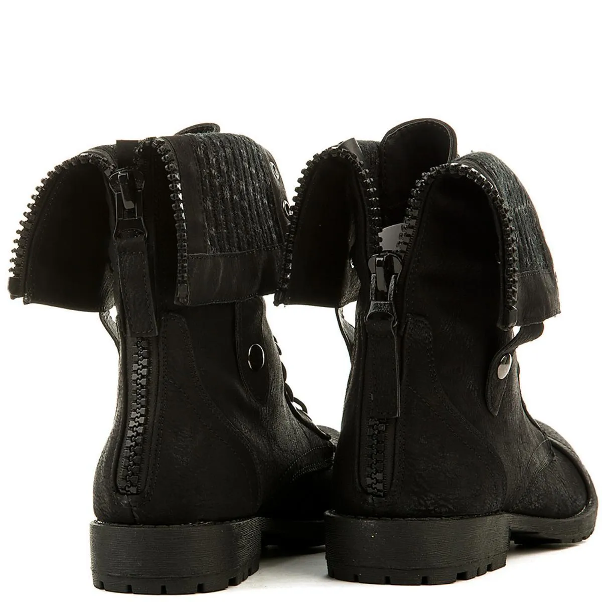 Star-8 Lace-Up Boot Black