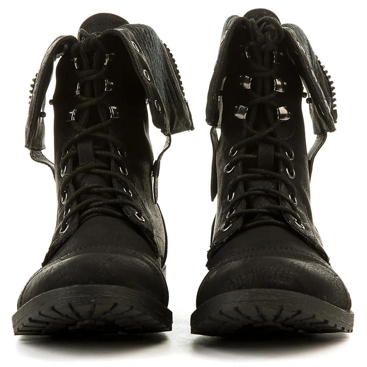 Star-8 Lace-Up Boot Black