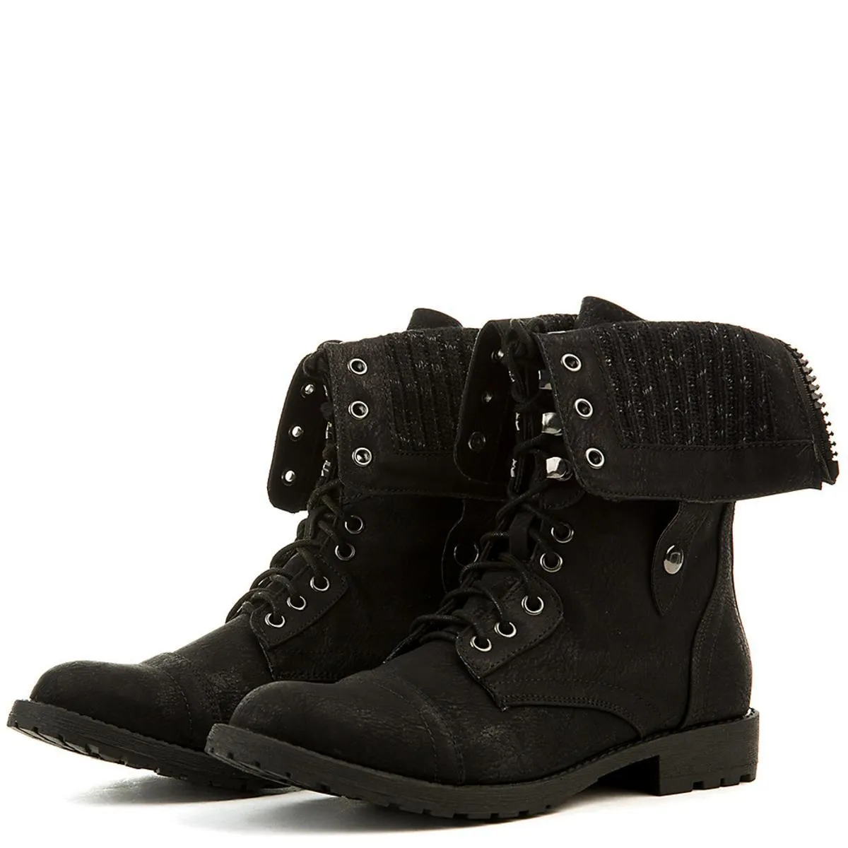 Star-8 Lace-Up Boot Black