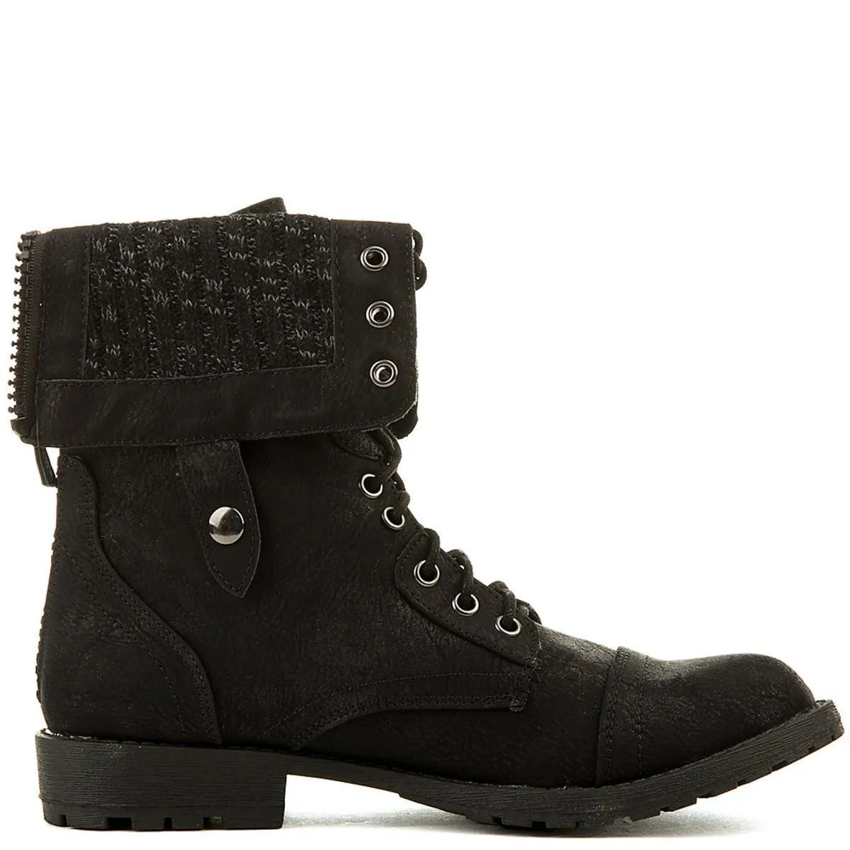 Star-8 Lace-Up Boot Black
