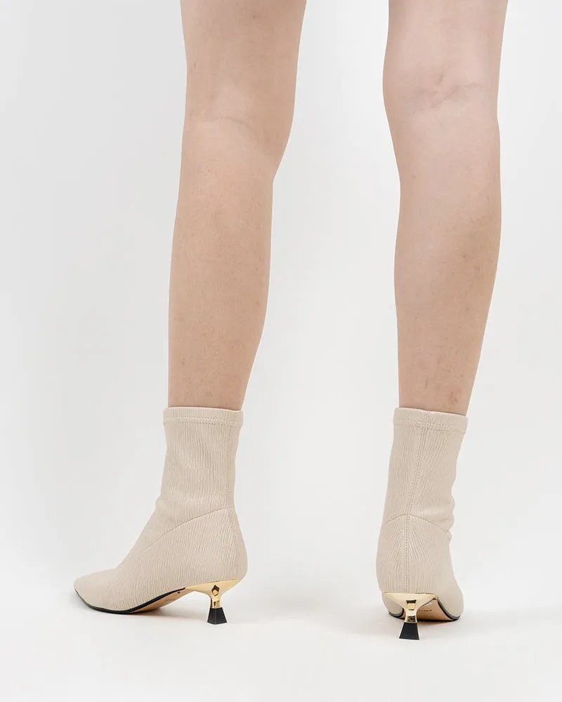 Stiletto Kitten Heel Pointed Toe Ankle Boots