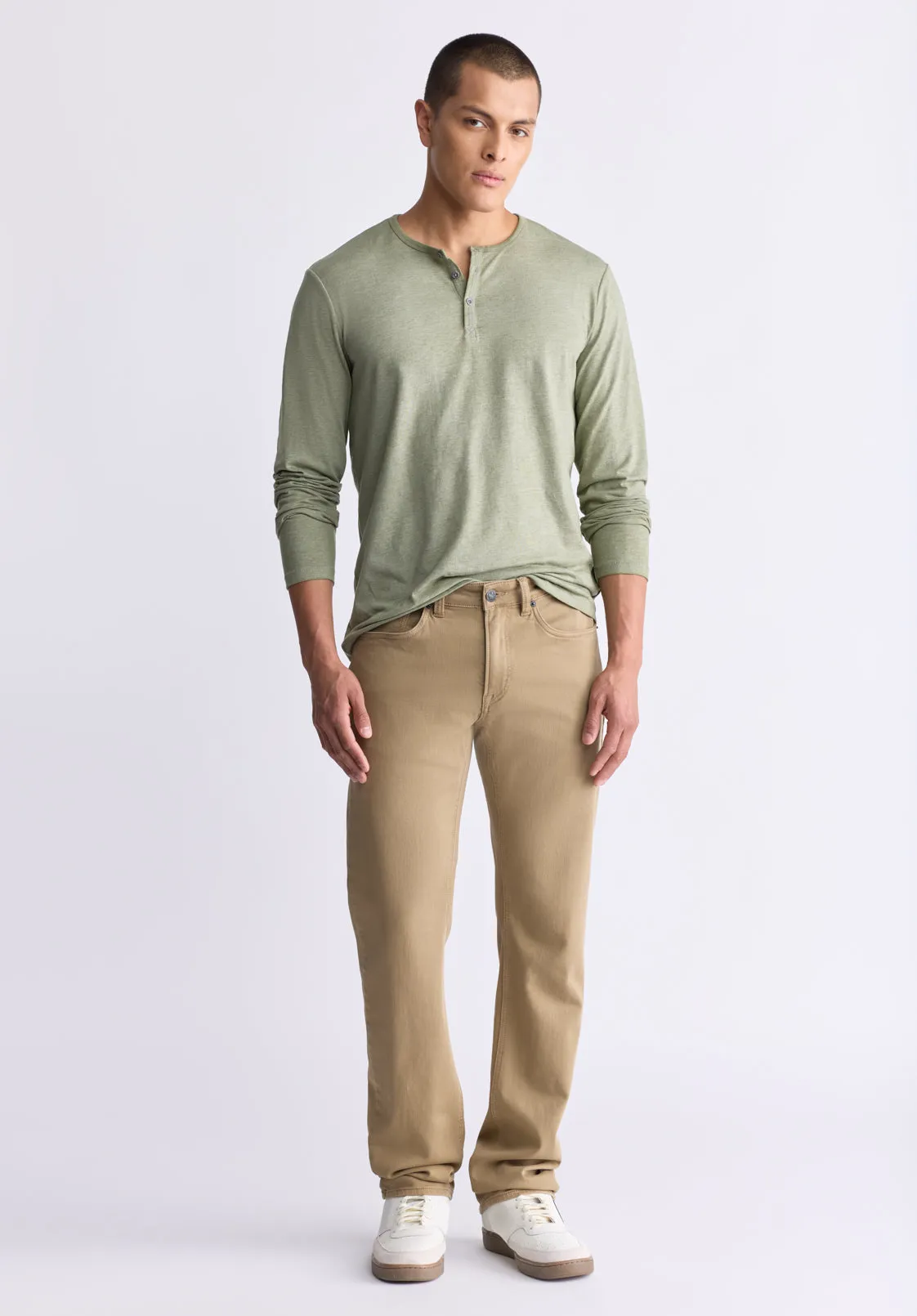 Straight Six Dark Men's Freedom Flex Pants, Dark Beige - BM22939