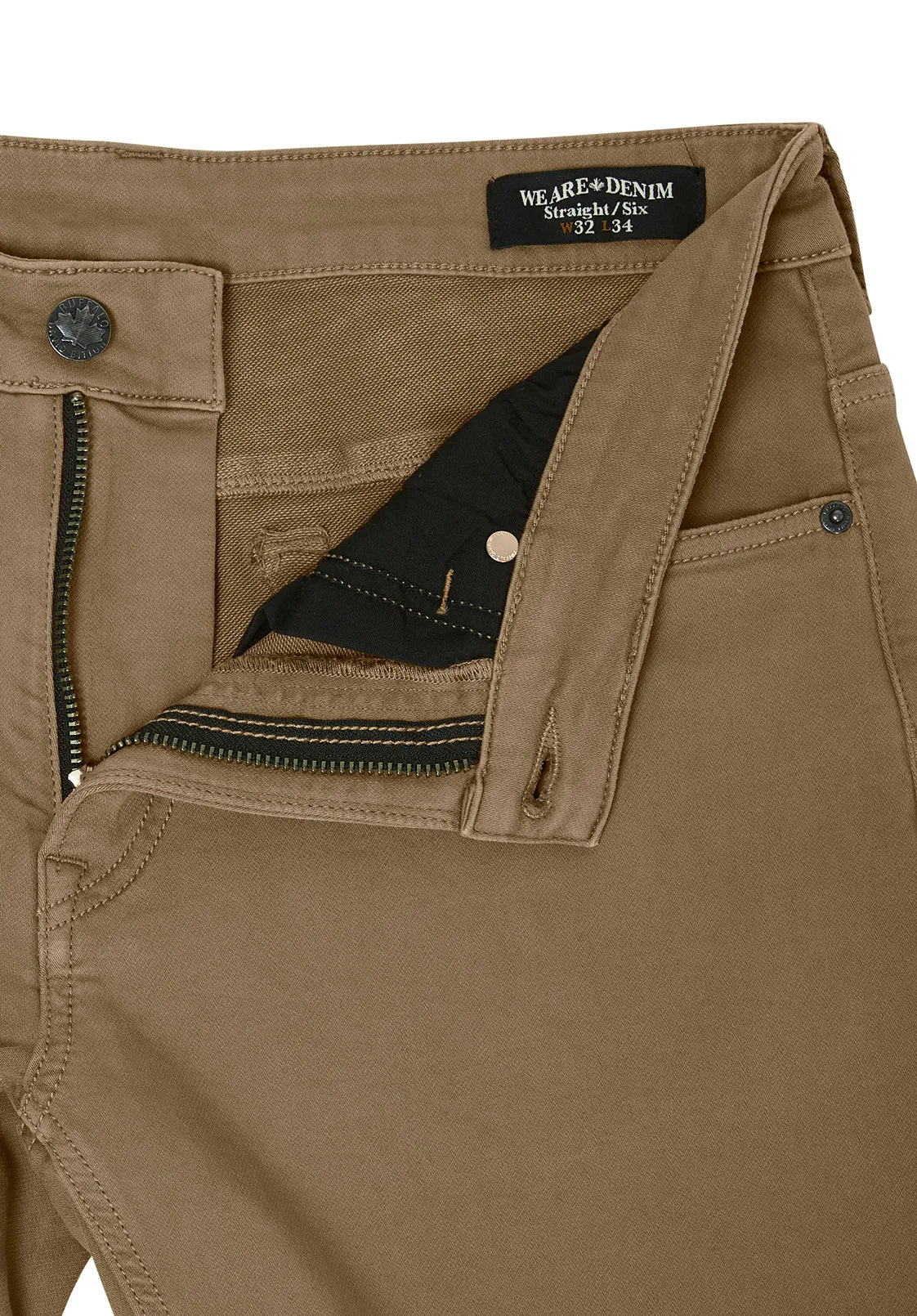 Straight Six Dark Men's Freedom Flex Pants, Dark Beige - BM22939