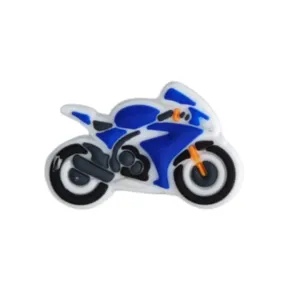 Street Bike Croc Charm