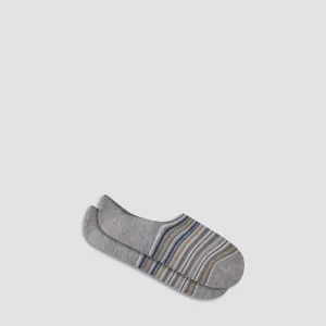 Striped No-Show Socks