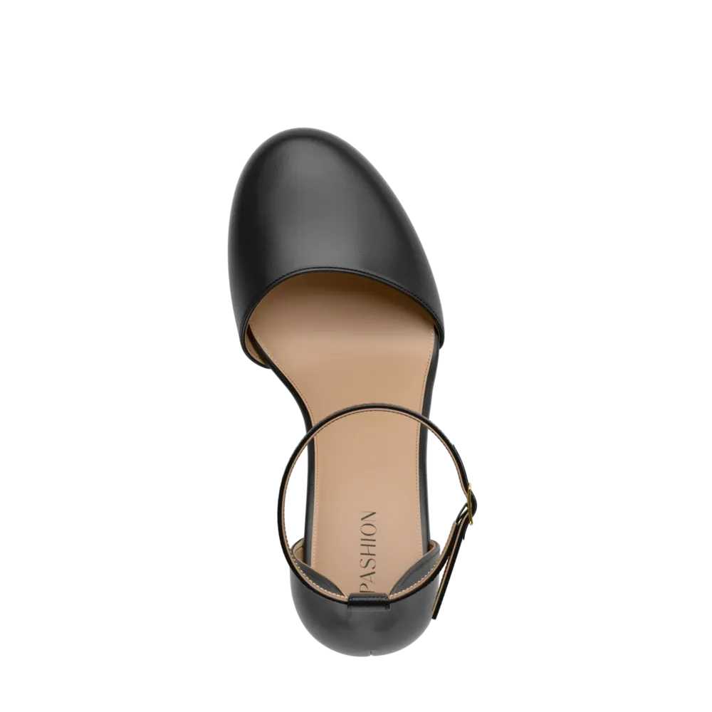 The Jocelyn - Coal Satin 4 Stiletto - FINAL SALE