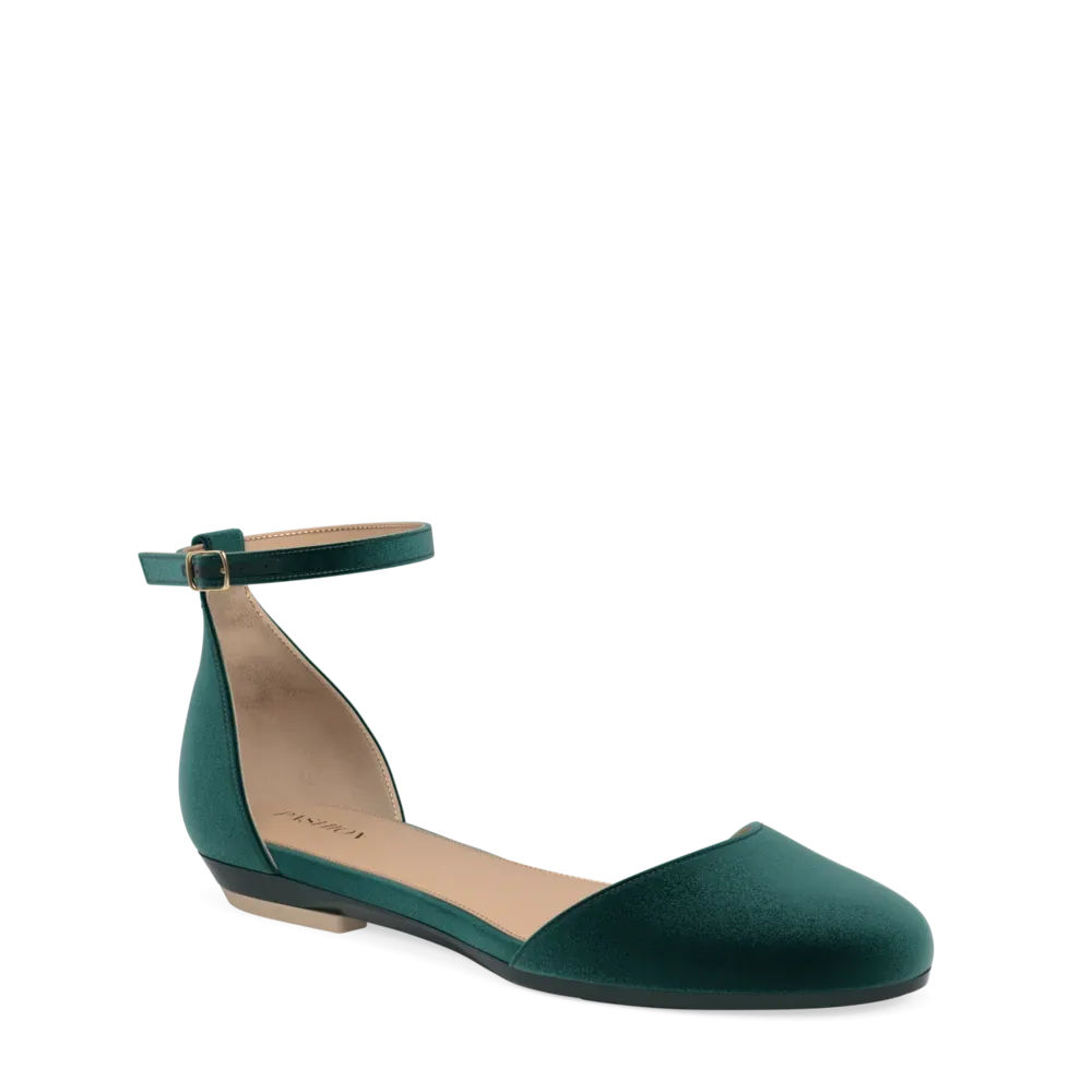 The Jocelyn - Forest Velvet 3 Stiletto - FINAL SALE