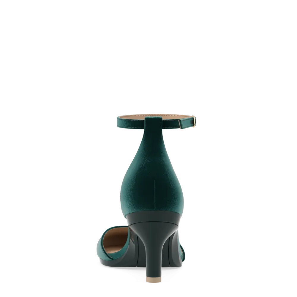 The Jocelyn - Forest Velvet 3 Stiletto - FINAL SALE