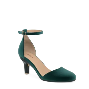 The Jocelyn - Forest Velvet 3 Stiletto - FINAL SALE