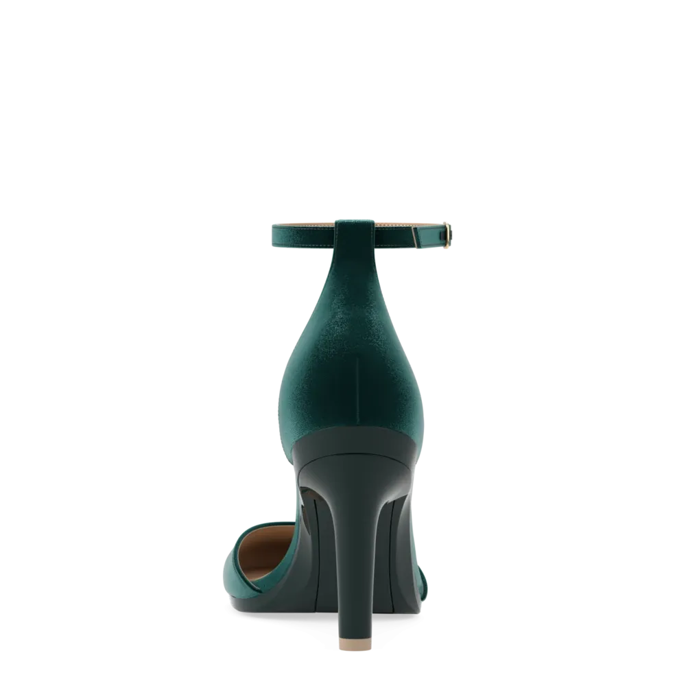 The Jocelyn - Forest Velvet 4 Stiletto - FINAL SALE