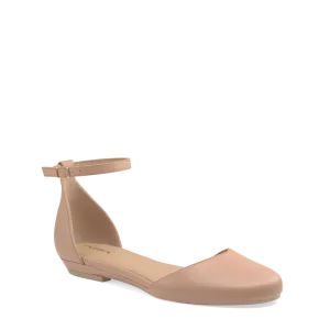 The Jocelyn - Latte Leather Flat - FINAL SALE