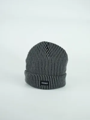 Theorie of Atlantis - Two Tone Cuff Beanie - Grey/ Black