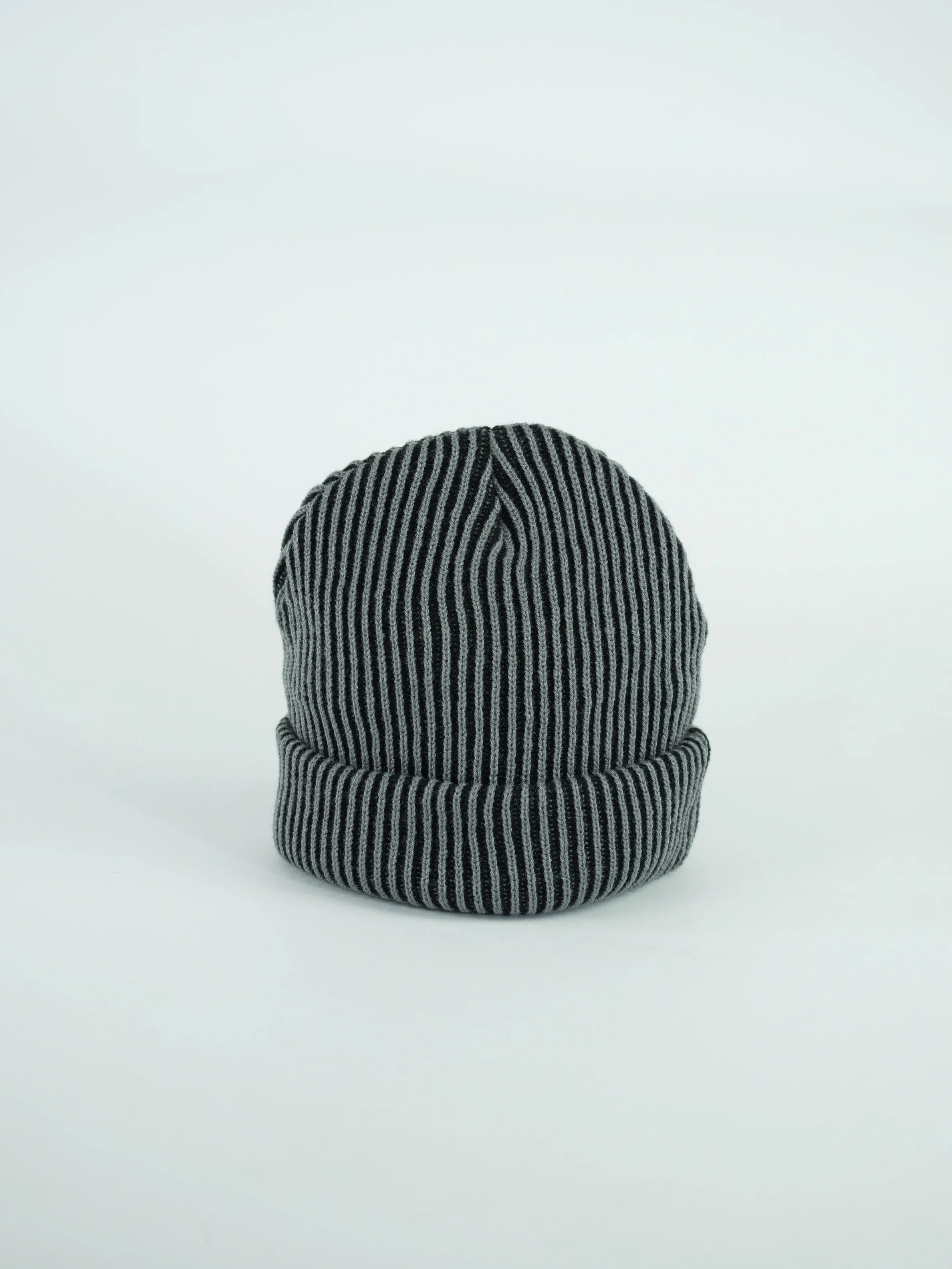 Theorie of Atlantis - Two Tone Cuff Beanie - Grey/ Black
