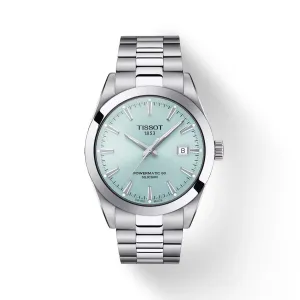 Tissot Gentleman Powermatic 80 Silicium, Ice Blue Dial - T127.407.11.351.00