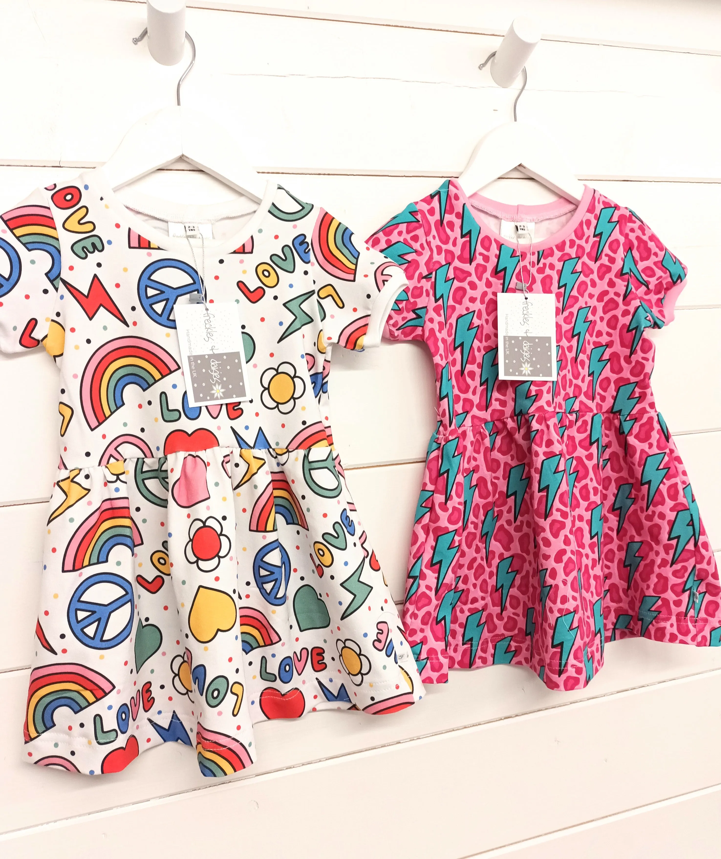 Twirl Dress, Ziggy Bolt Pink, New Spring Collection