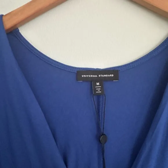 Universal Standard Blue V-Neck Maxi Dress