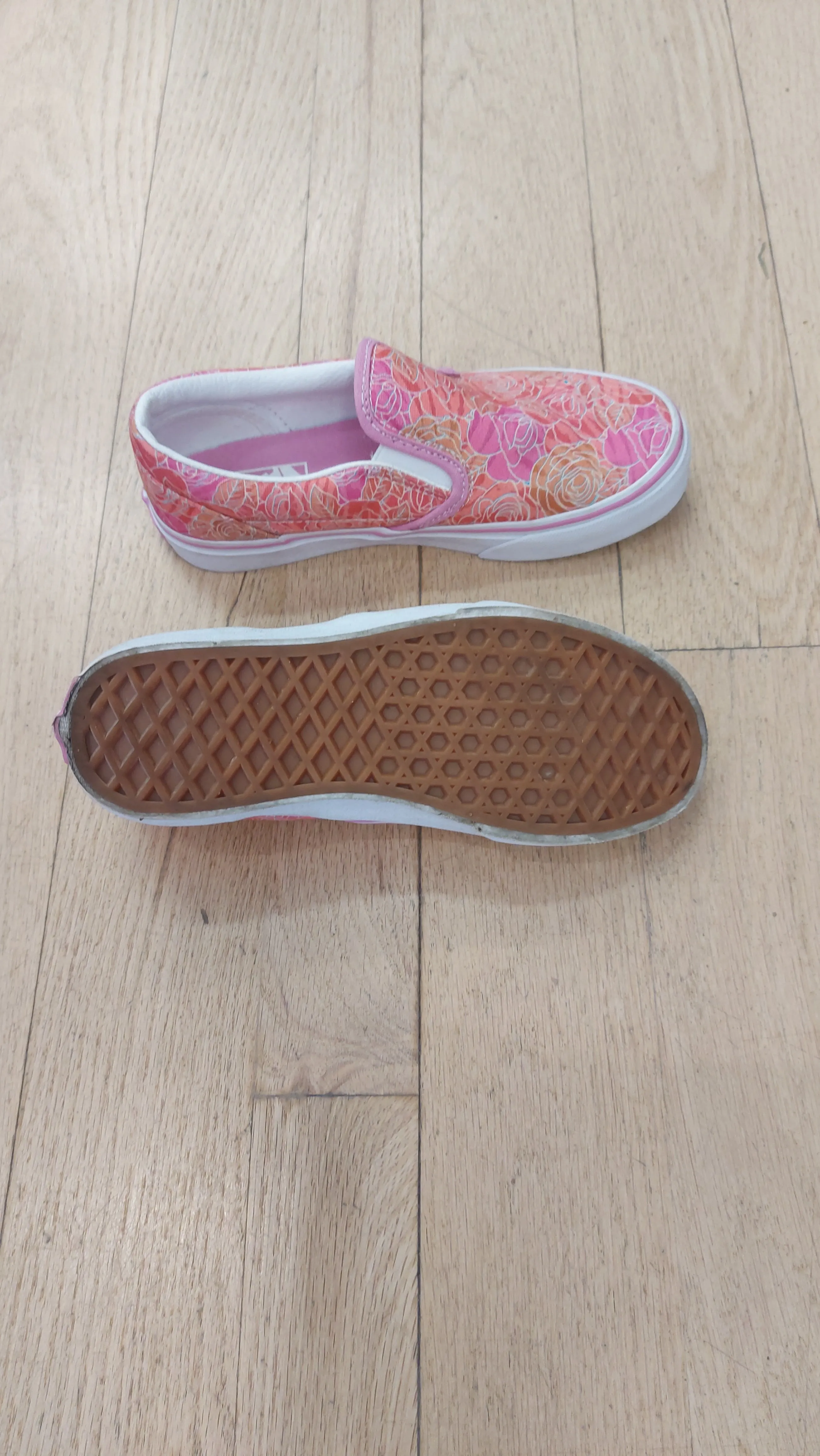 Vans floral shoes