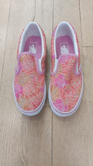 Vans floral shoes