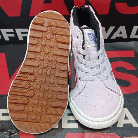 Vans Toddler Size 6.5 Sk8 Hi MTE-1 Zip/Lace Orchid Ice/Leopard VN0A5HZZ6H9