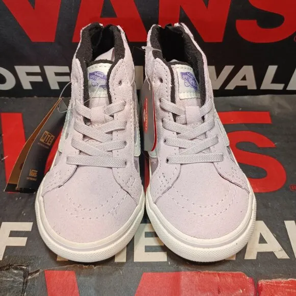 Vans Toddler Size 6.5 Sk8 Hi MTE-1 Zip/Lace Orchid Ice/Leopard VN0A5HZZ6H9