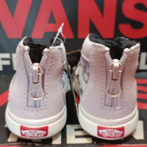 Vans Toddler Size 6.5 Sk8 Hi MTE-1 Zip/Lace Orchid Ice/Leopard VN0A5HZZ6H9