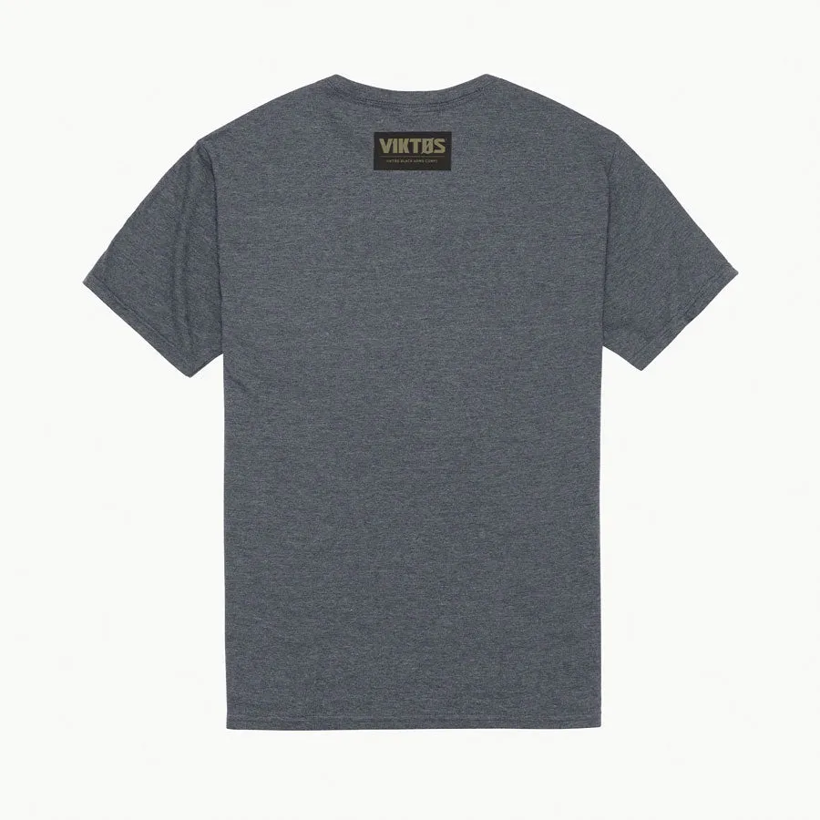 VIKTOS V Shooter Tee Charcoal Heather