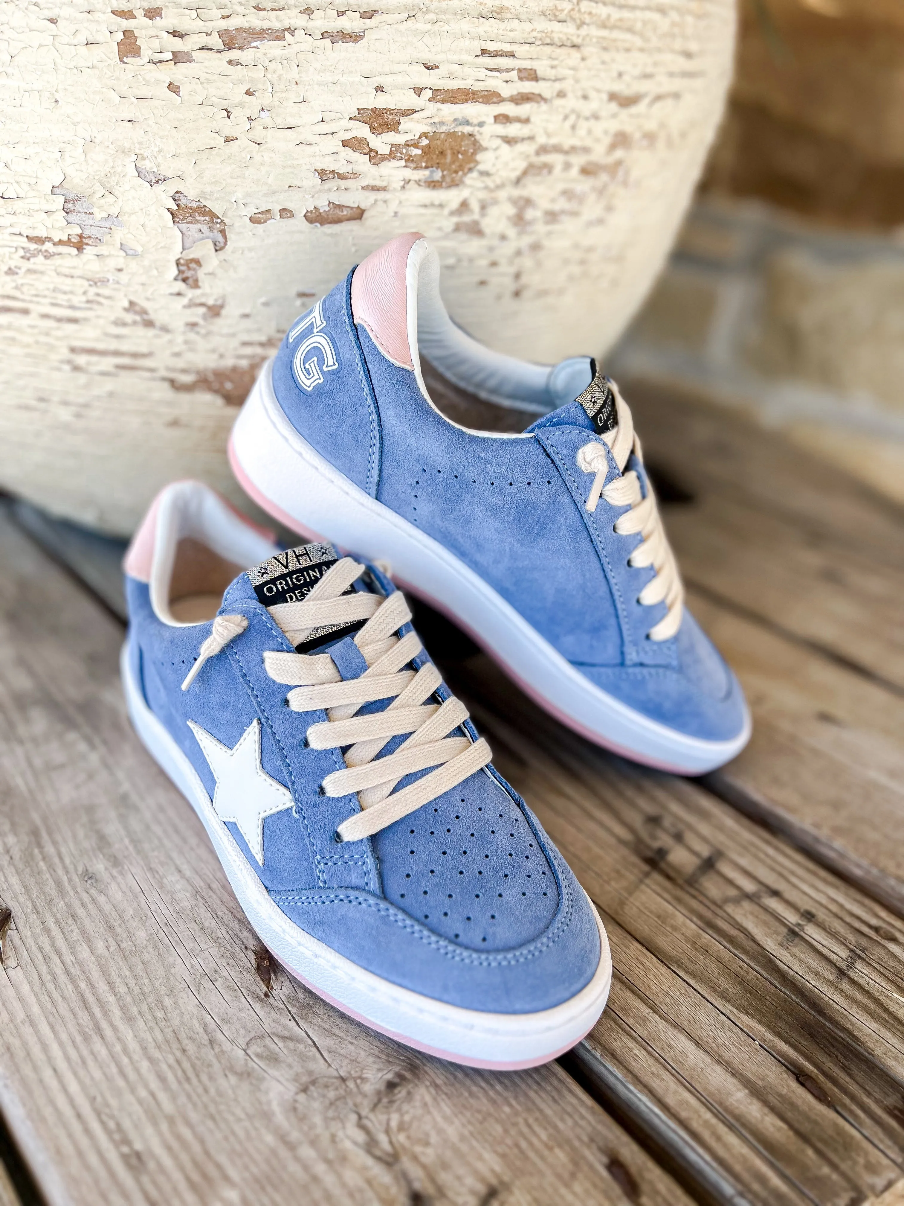 Vintage Havana Denisse 19 Blue Suede