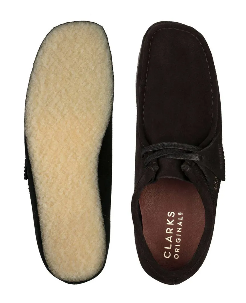 Wallebee Mens Originals Black Suede