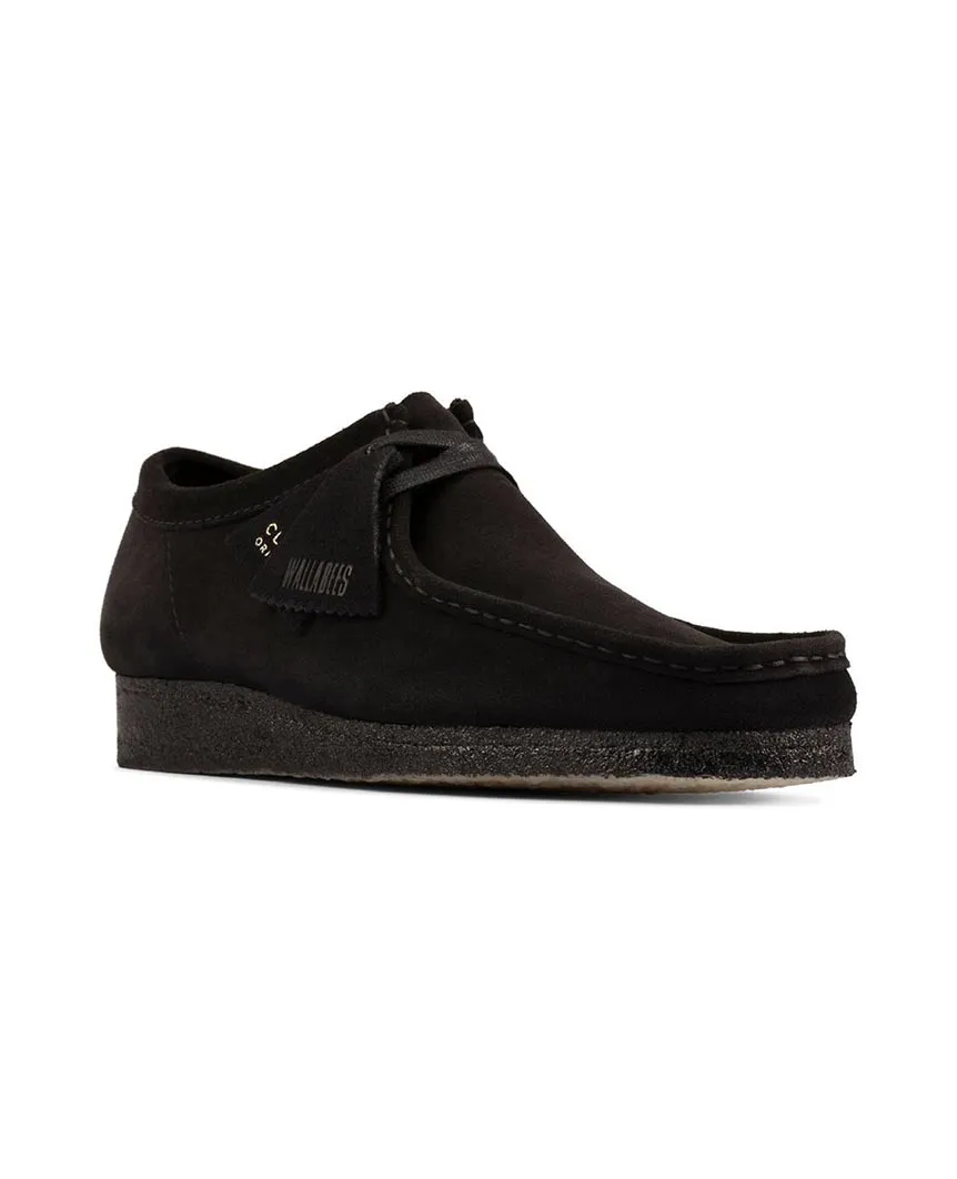 Wallebee Mens Originals Black Suede