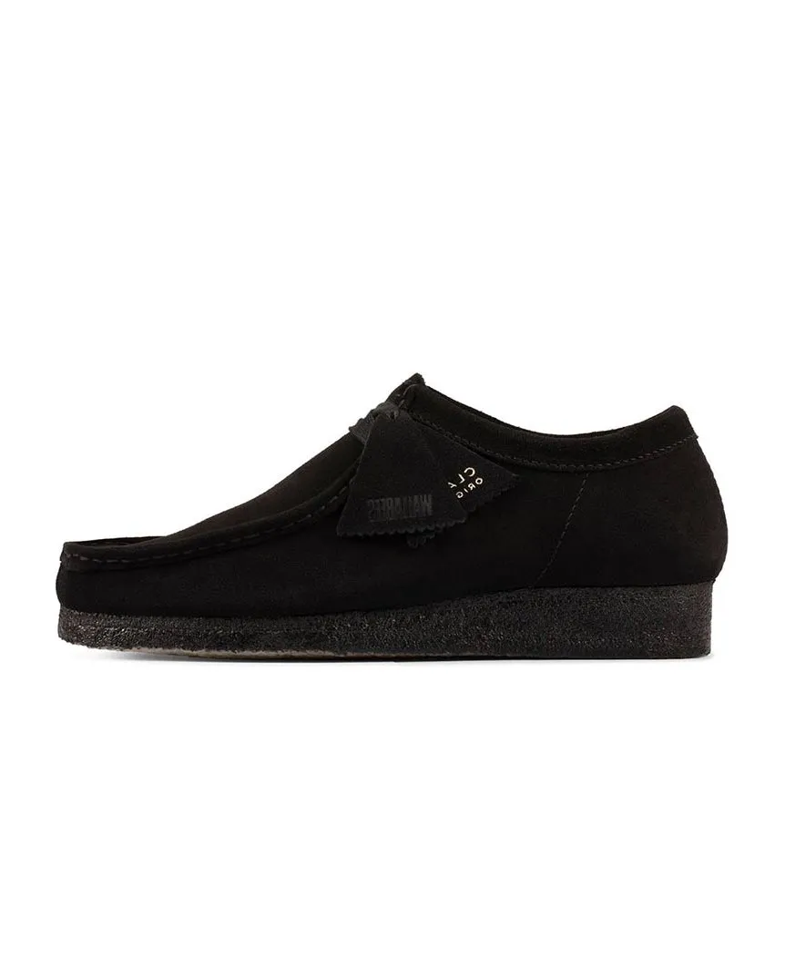 Wallebee Mens Originals Black Suede