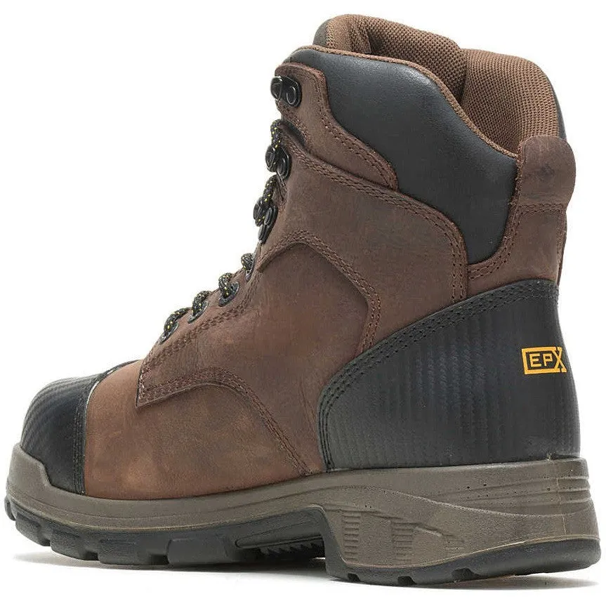 Wolverine Men's Blade LX 6" Comp Toe WP MG Work Boot- Brown- W10706