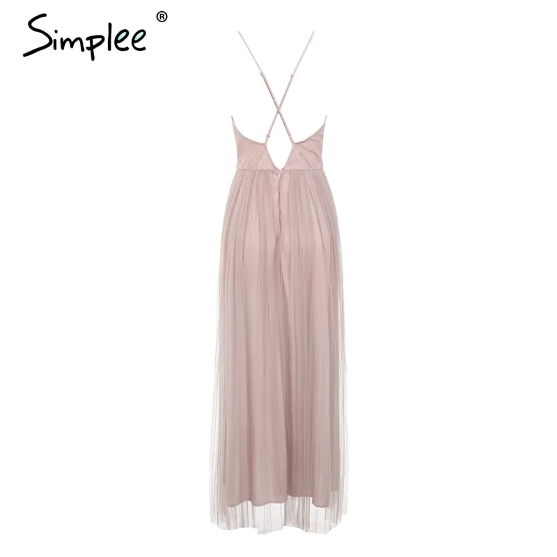 Women Dress Elegant V Neck
