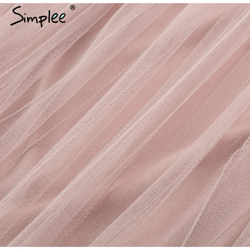 Women Dress Elegant V Neck