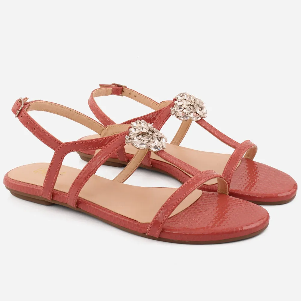 Women "AXEL" Back strap Flat Sandals