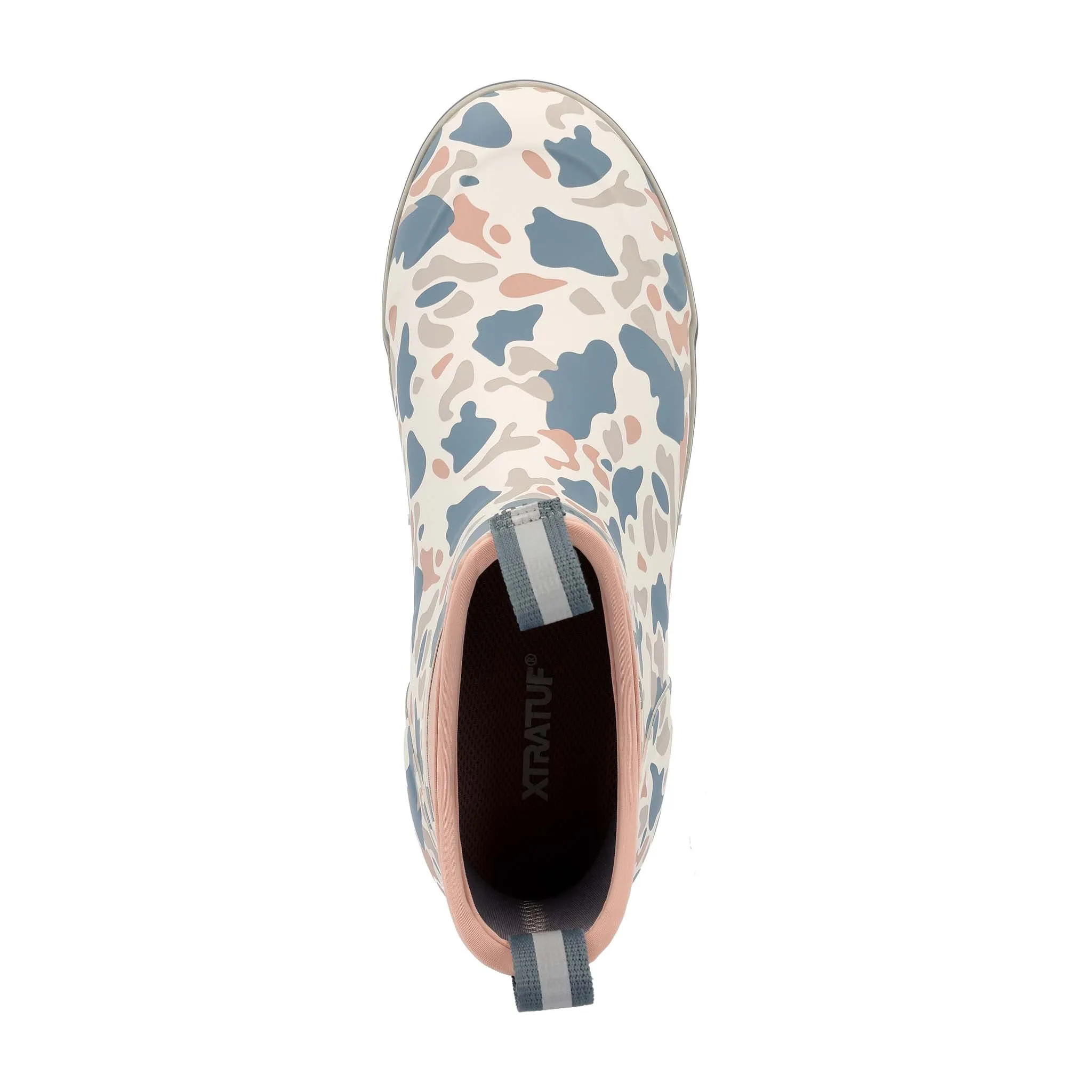 Women's 6 Inch Ankle Deck Boot in Ivory Duck Camo