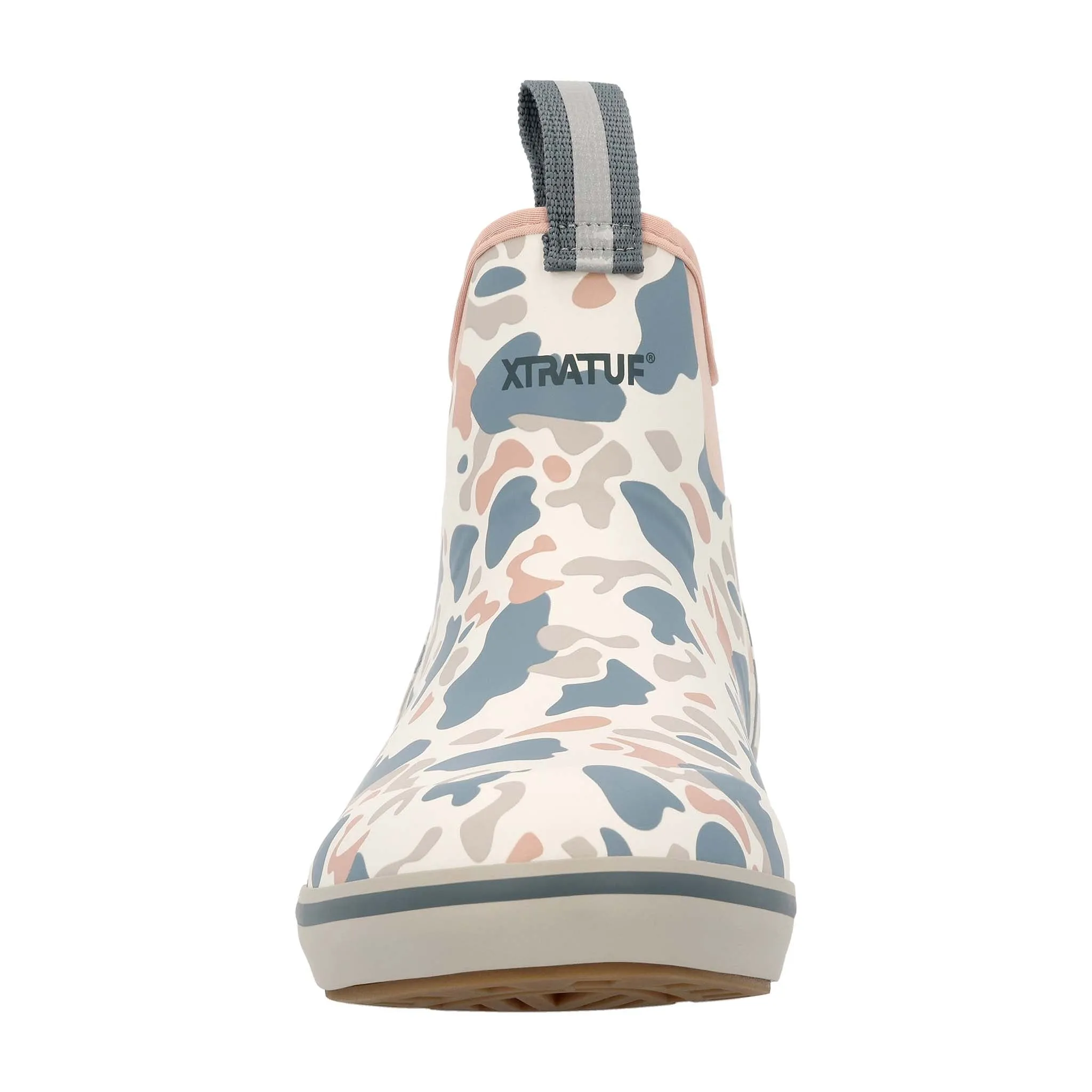 Women's 6 Inch Ankle Deck Boot in Ivory Duck Camo