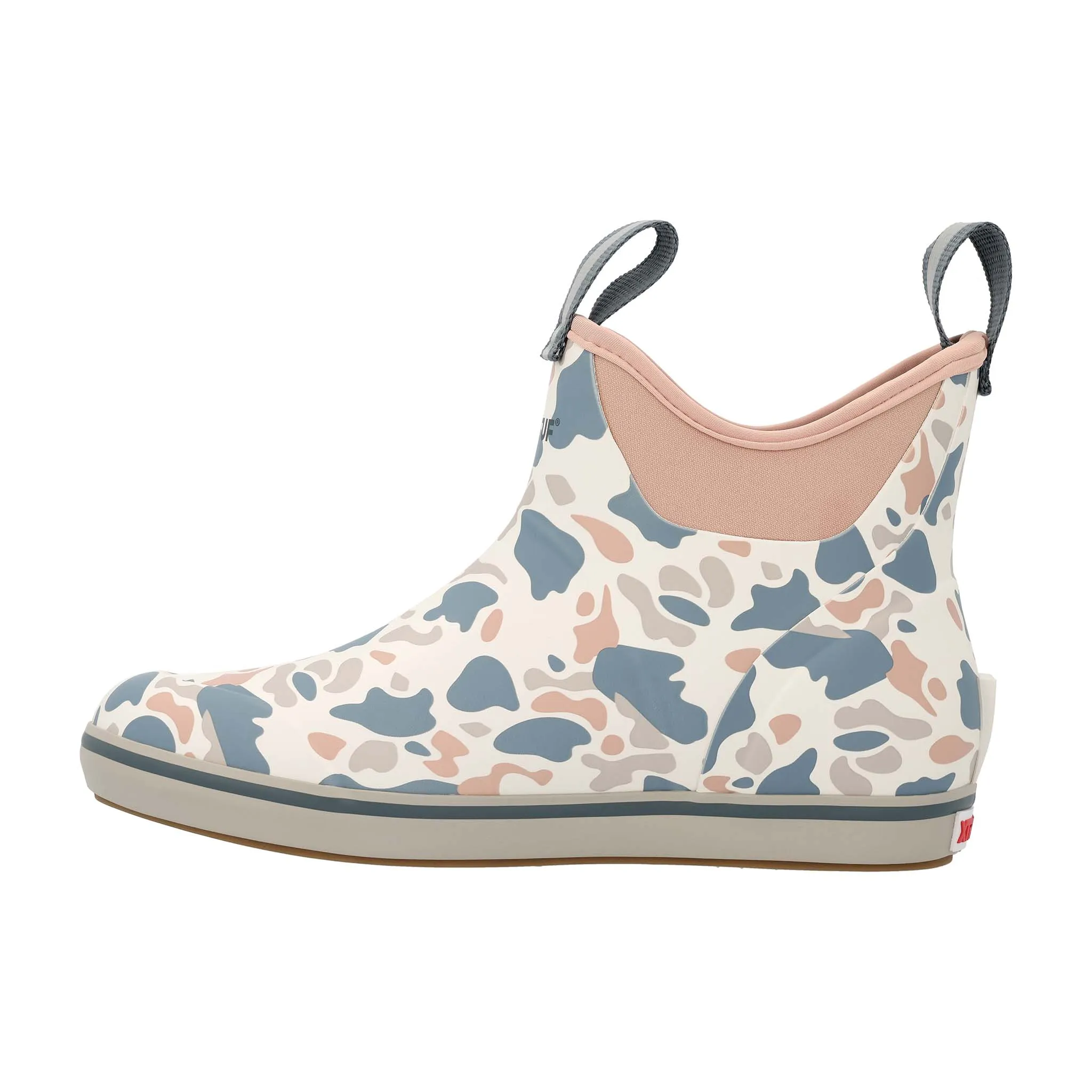 Women's 6 Inch Ankle Deck Boot in Ivory Duck Camo