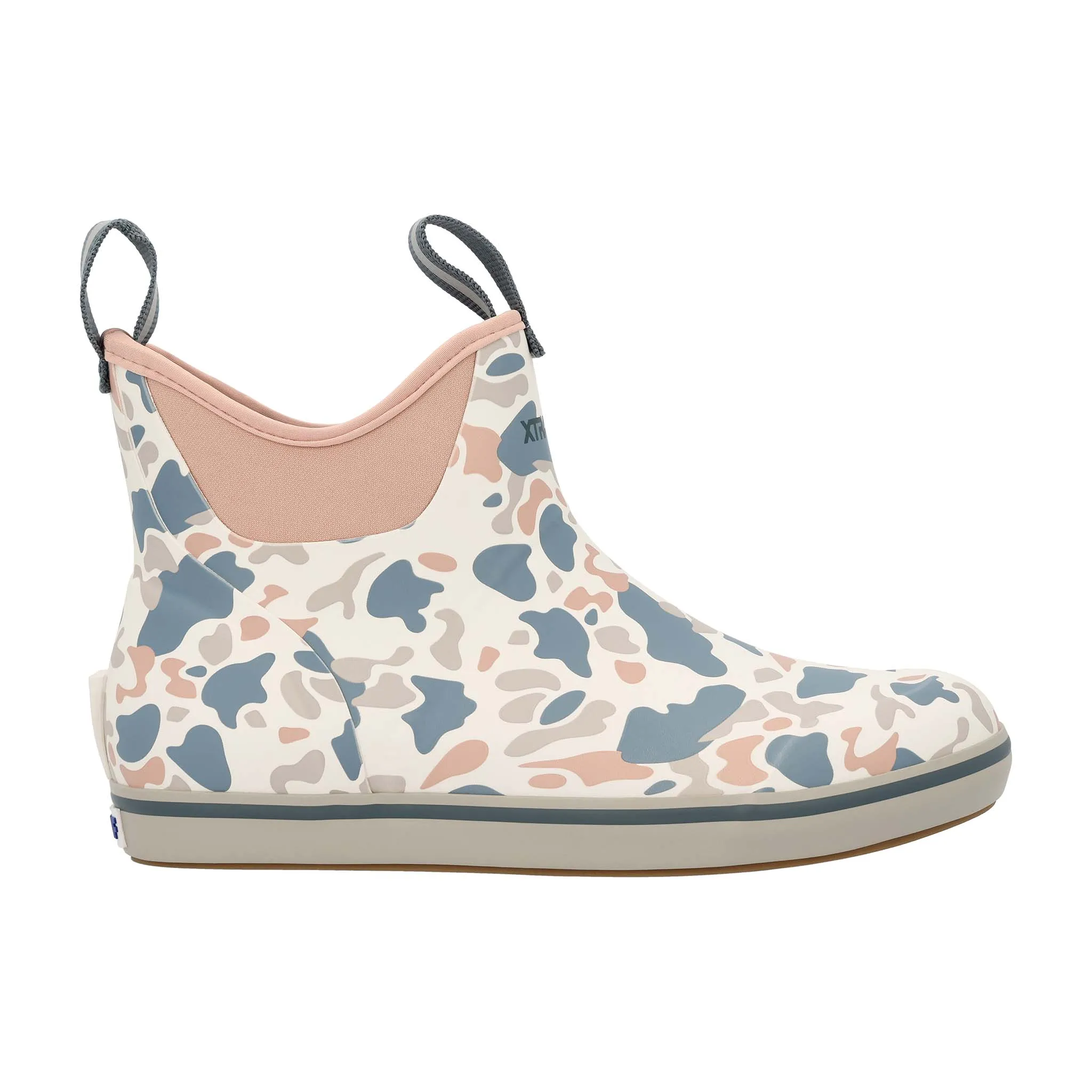 Women's 6 Inch Ankle Deck Boot in Ivory Duck Camo