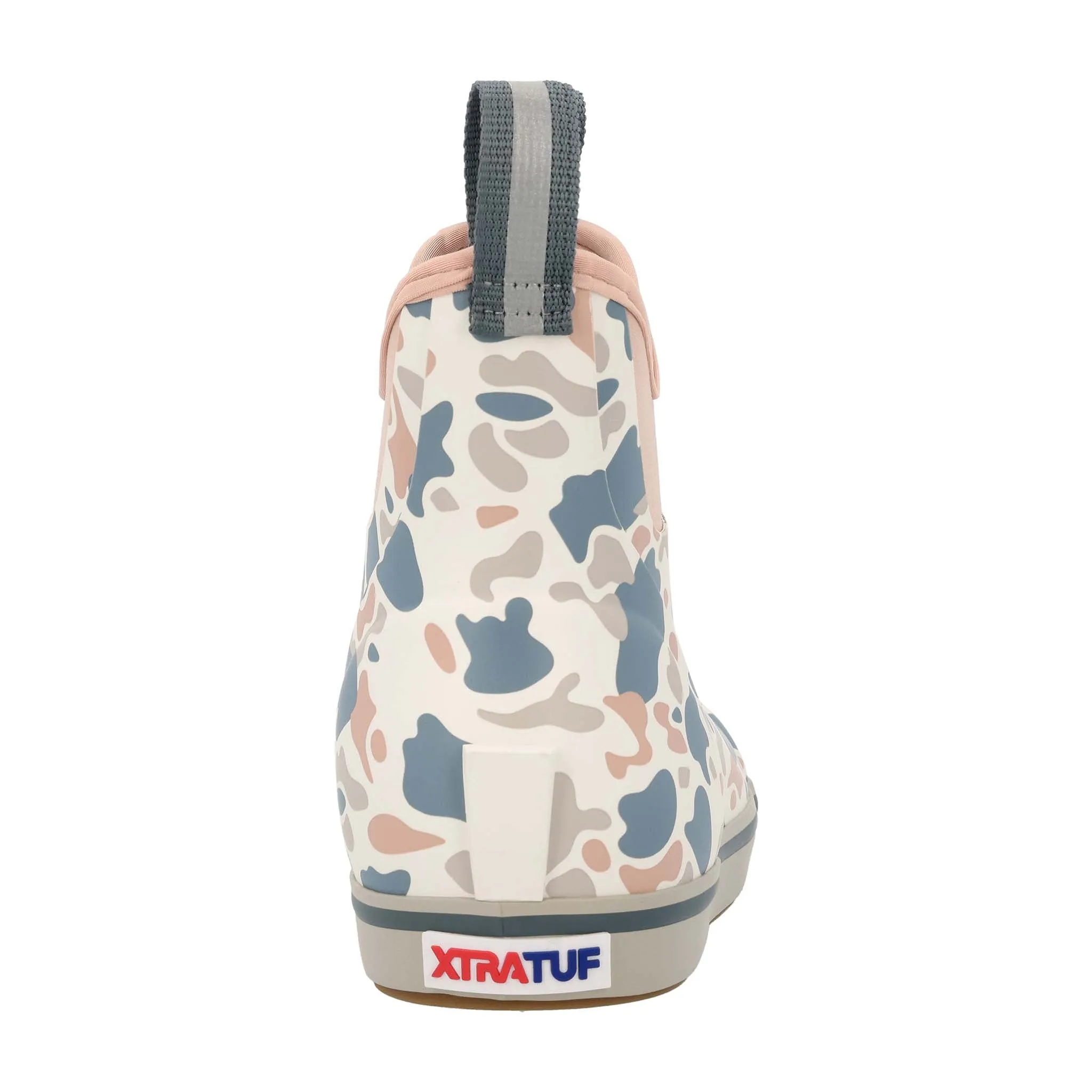Women's 6 Inch Ankle Deck Boot in Ivory Duck Camo