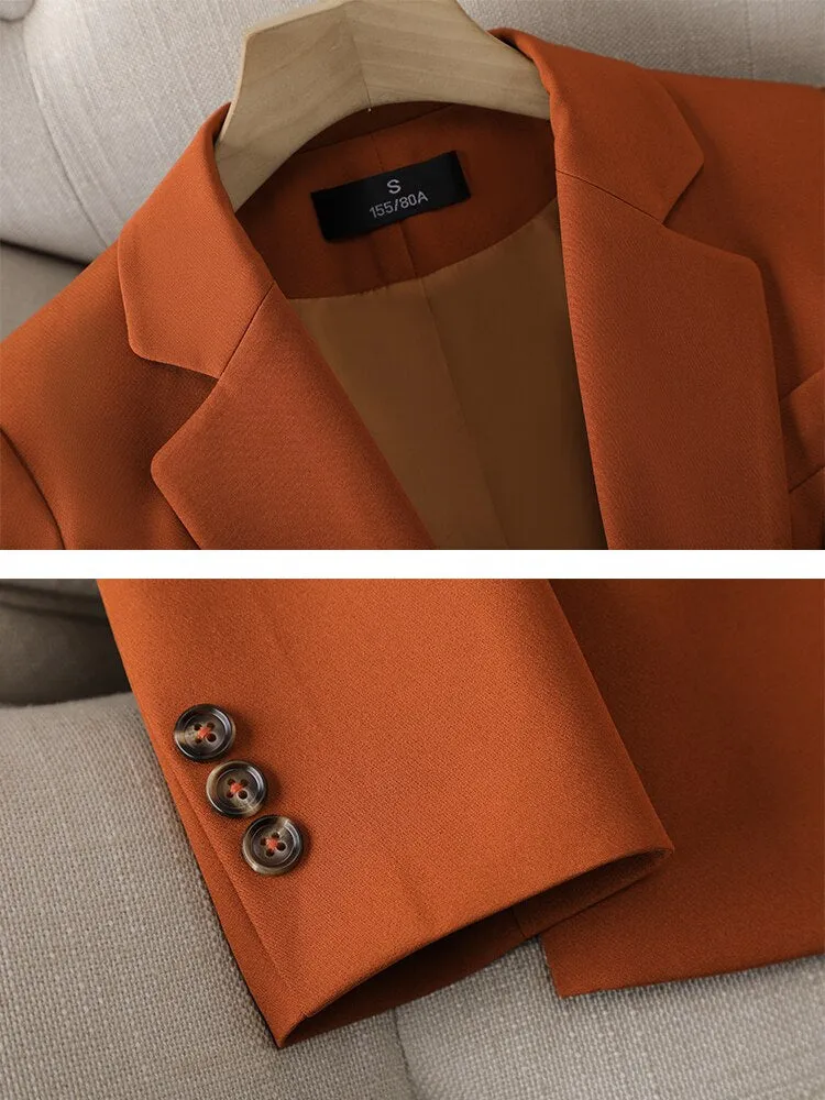 Women's Blazer And Trouser 2-Piece Set Office Business Set